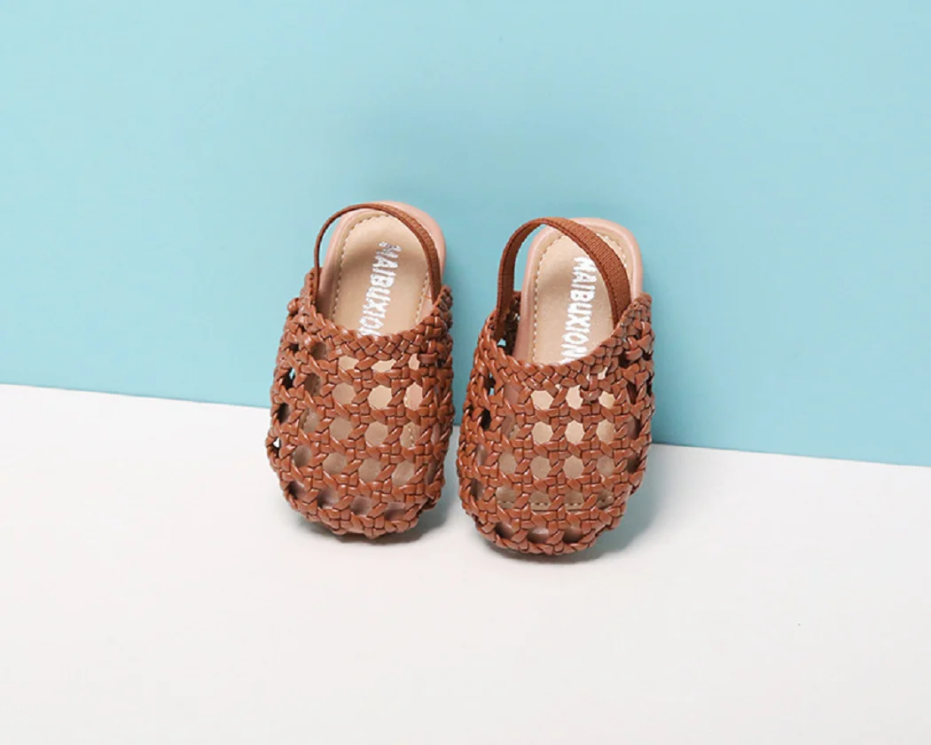 

Summer Children Sandals Kids Beach Shoes for Girls Baby Girls Toddler Soft Cross Non-slip Princess Toddler Infant Shoes Outdoor