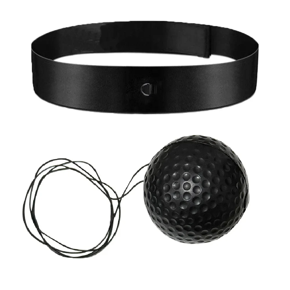 Boxing Speed Balls Head Mounted Adjustable PU Rubber Boxing Head Ball for Sanda Training