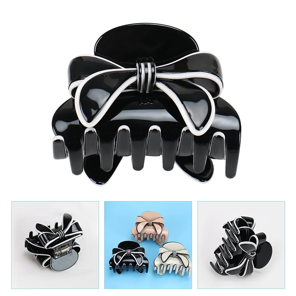 

Grab Ponytail Jaw Hair Clips Thin for Thick Claw Accessories Women Bow Barrettes