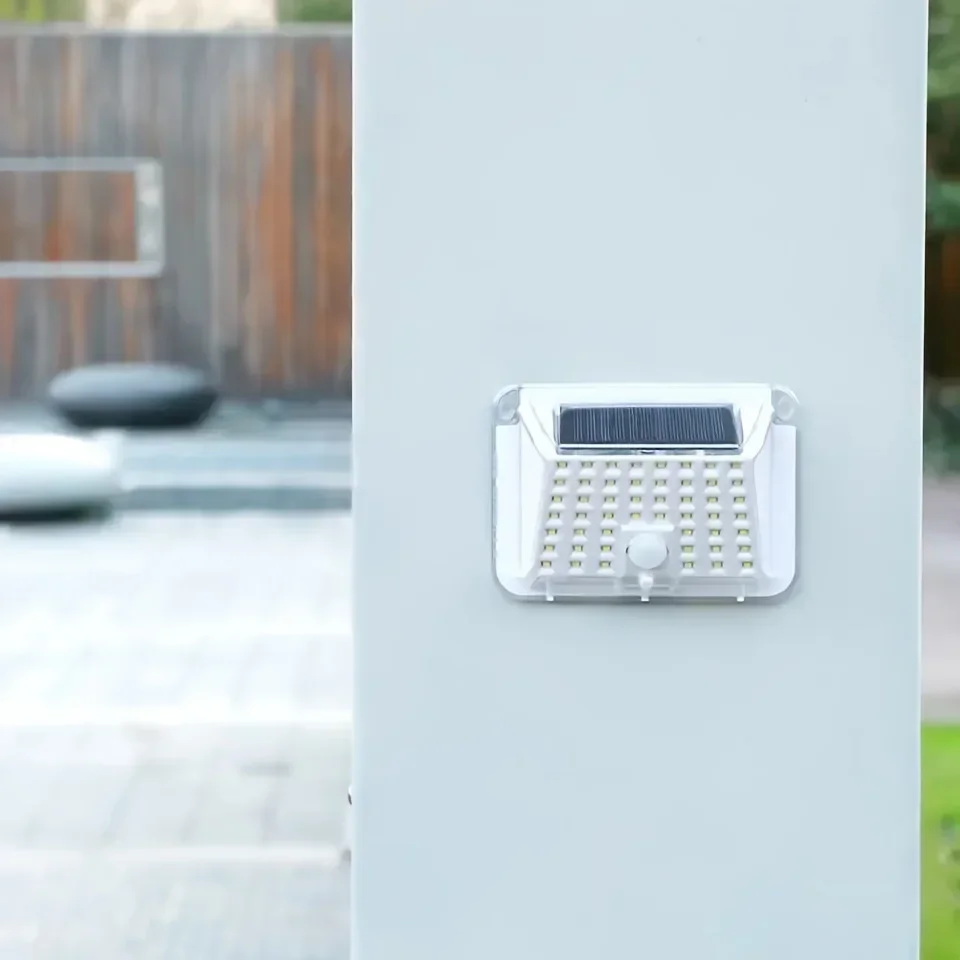 Super Bright 90 LED Solar Wall Lamp Outdoor 3 Modes Motion Lights Solar Fence Lights Security Lamps for Garden Yard Outside
