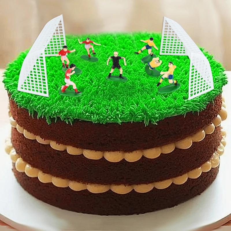 1 Conjunto De Futebol Jogo Bolo Topper Crianças Futebol Festa De Aniversário  Cupcake Topper Diy Cozimento Bolo Festa Decoração Abastecimento Crianças  Presente Favor - Utensílios Para Decoração De Bolo - AliExpress