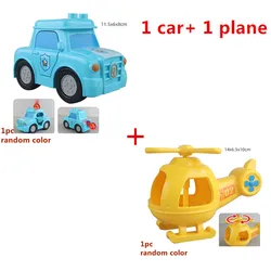 Marble Run Adventure: Electric Spiral Lift and Animal Slide Track with Piano Features (1 car 1 plane)