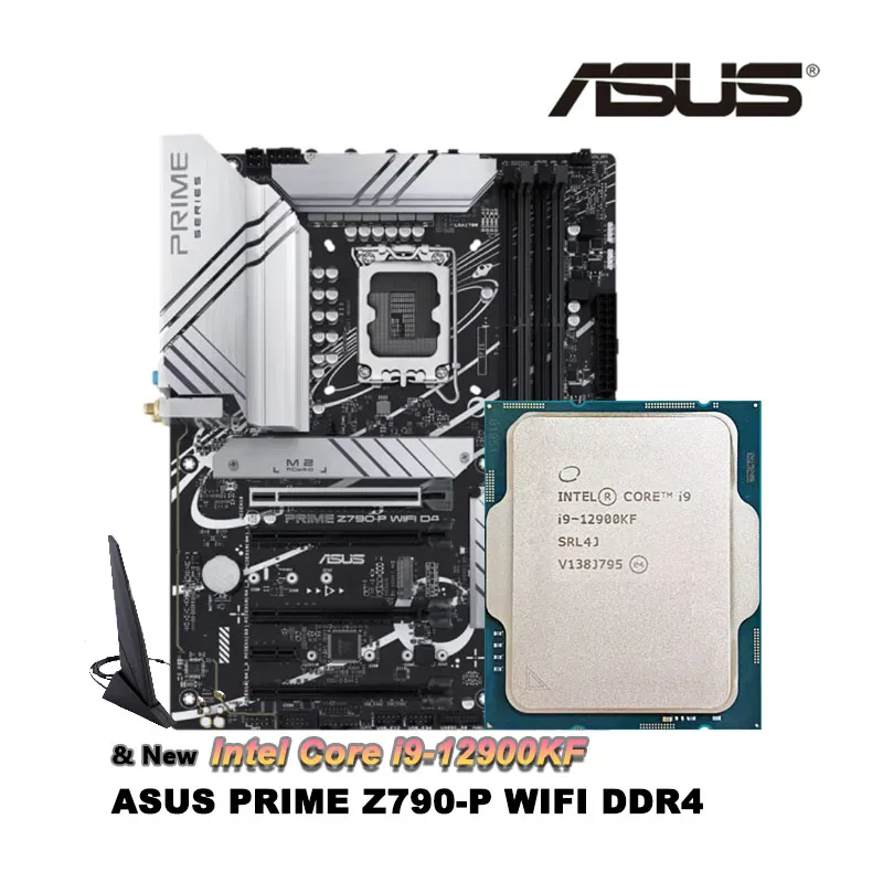 Asus Prime Z790p Wifi D4 + Intel Core I9 12900kf Cpu + Motherboard