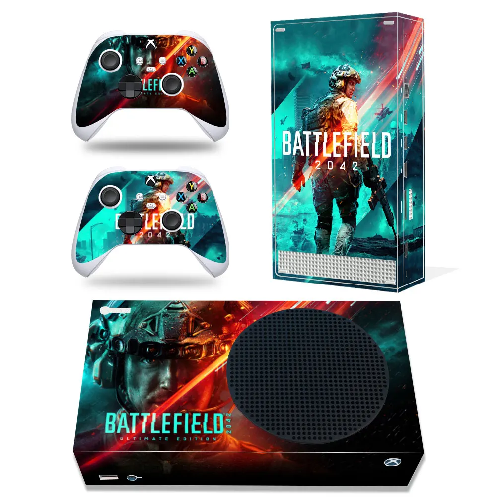 Battlefield 10229 GAME Xbox series S Skin Sticker Decal Cover Xboxseriess  Vinyl XSS Skin Console and 2 Controllers| | - AliExpress