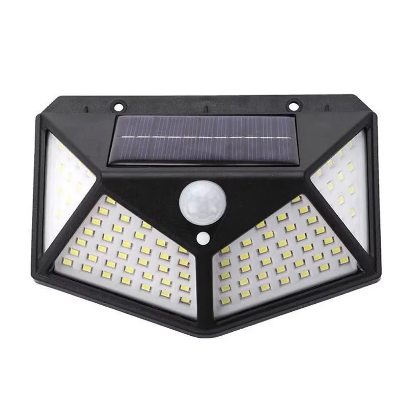 ตัวเลือกสินค้า ไฟโซลาร์เซลล์ 100 LED ตรวจจับการเคลื่อนไหว ใช้งานภายนอกอาคาร
