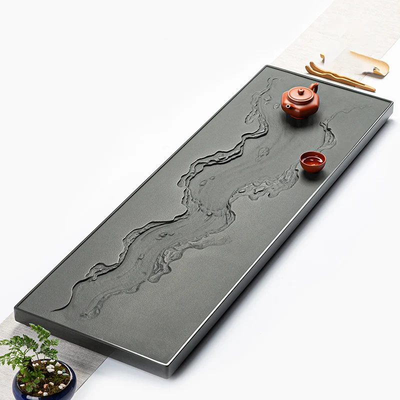 Stone Luxury Tea Tray Marble Storage Nordic Japanese Large Tea Tray