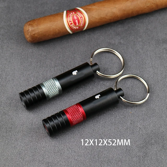 2 in 1 Multifunction Cigar Draw Enhancer Tool Smoker Dredge Drilled Cuban Portable Cigar Punch Holder Sharp Cigar Needles - Image 4