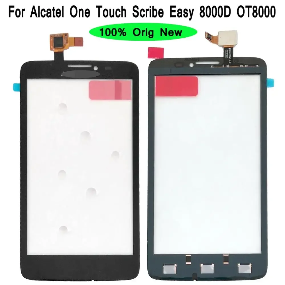 Shyueda 100% Orig Nuovo Per Alcatel One Touch Scribe Easy 8000D Ot8000 Digitalizzatore Touch Screen In Vetro Anteriore Esterno
