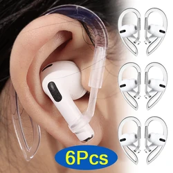 Transparent Ear Hook Clips for Apple Airpods 1/2 Soft Silicone Anti Slip Sports Hook for Airpods Wireless Earphone Accessories