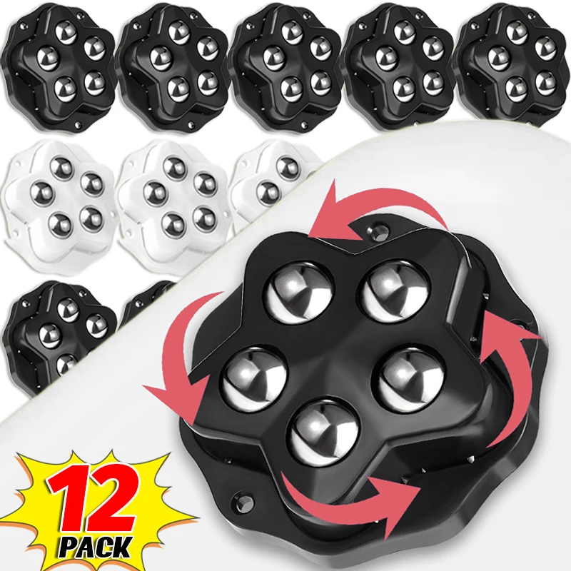 Ruedas De Bolas De 2 Pulgadas, Rueda Giratoria Giratoria, Ruedas Para Muebles, Rotación Universal De 360 Grados, Para Muebles De Sofá Pequeños, Banco Otomano Para Suelo De Madera Dura, Dorado