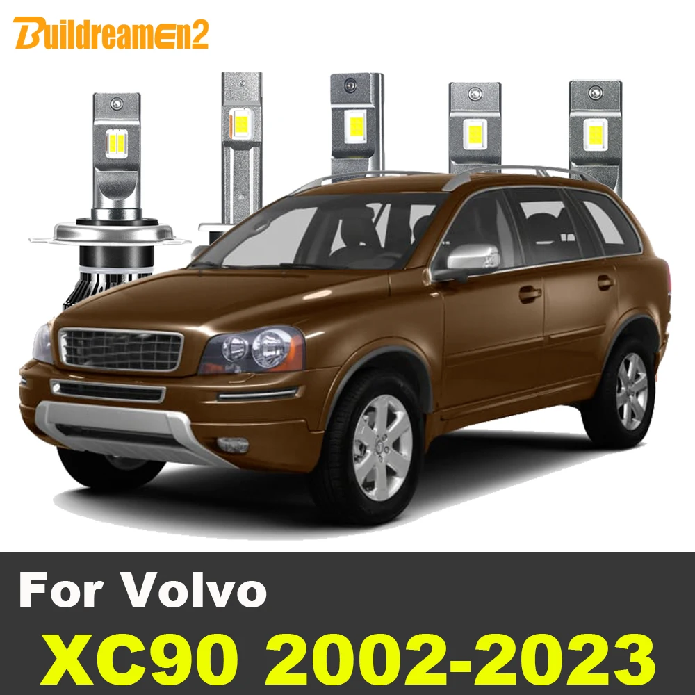 

2 X высокоярких фонарей для Volvo XC90 2002-2023 100 Вт лм, без ошибок, автомобильная Передняя головка, стандартная лампа для стайлинга