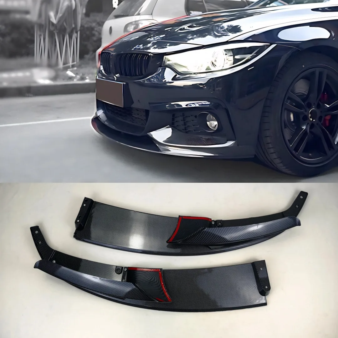 BMW 3 시리즈 F30 F31 M 스타일 스포츠 335i 328i 330i 340i 320d 330d 2012-2018 스플리터 프론트 범퍼 립 터닝 액세서리