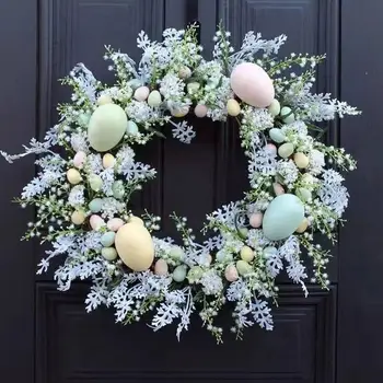 Easter Bunny Garlands Door Wreath 5