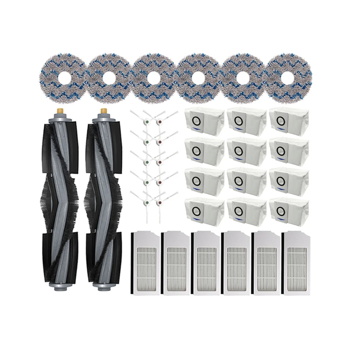 

Для Deebot X1 OMNI / T10 OMNI аксессуары Запчасти для робота-пылесоса пылесборник Hepa фильтр основная боковая щетка Швабра