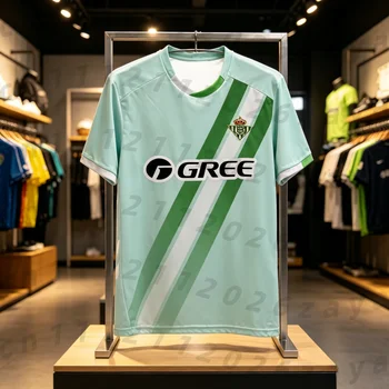 Magliette Betis 2026, Top Sportivi Unisex, Top Sportivi per Bambini e Top Casual Comodi per Abbigliamento Familiare e per Bambini