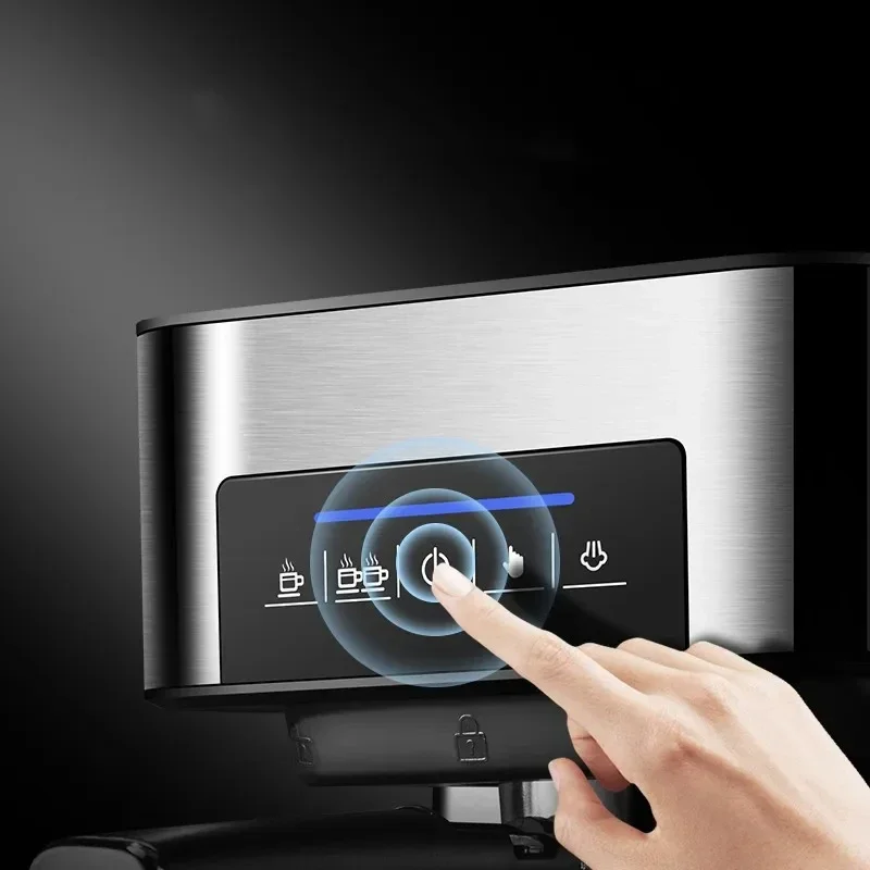 Zzuom Coffee Machine Home Italian Coffee Maker  20bar Semi Automatic Espresso Coffee Maker Steam Milk Frother Electric Espresso 5