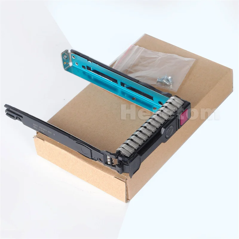 W/Chip Led E Led 2.5 "Sas Sata Hard Disk Drive Tray Caddy Slitta Proliant Per Hp Gen8 G8 G9 Dl380 Ml310E Sl250S