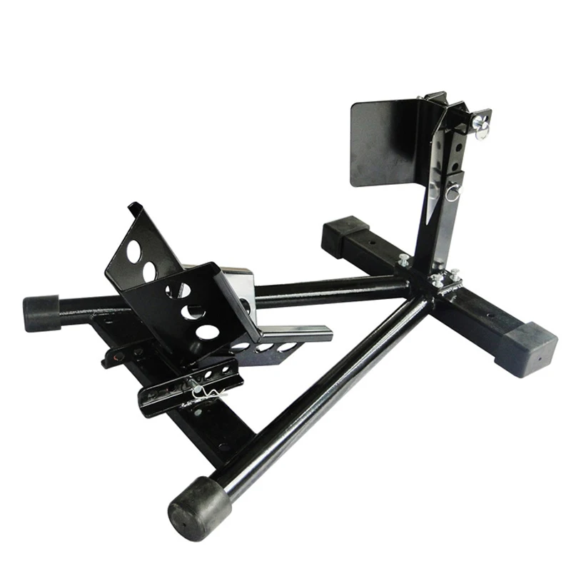 

Hot Selling Universal 1500lbs Motorcycle Stand Front Tire Holder Adjustable Motorcycle Repairing Frame
