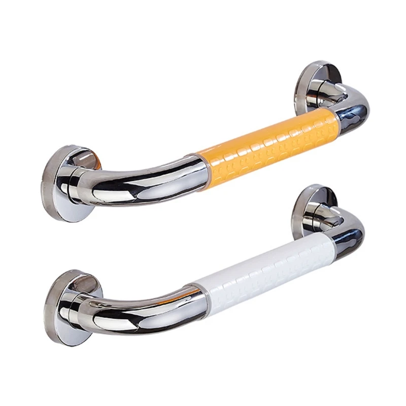 Bathtub Shower Grab Bar Safety Handrail Towel Rack Wall Mounted Grab Bars Dropship