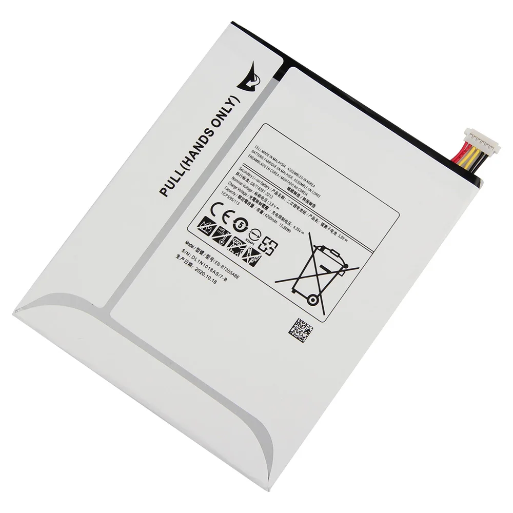 Replacement Battery EB-BT355ABE For Samsung GALAXY TabA 8.0 T355C  Tab5 SM-T355 SM-T350 SM-P350 P355C SM-P355M EB-BT355ABA