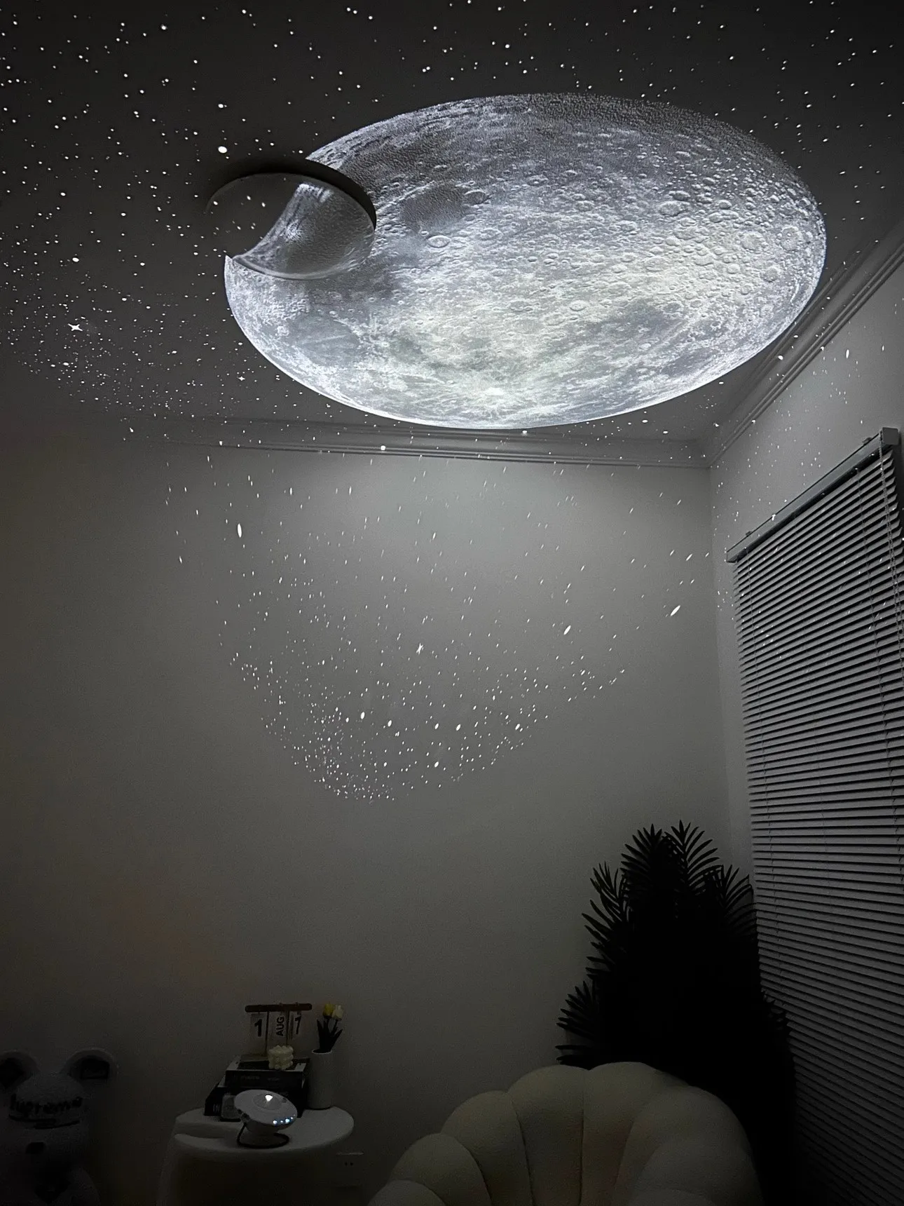 LED UFO Star Projector Night Light Projection Film Photo Galaxy Starry Sky Projector Lamp Slides（Excluding projectors machine）