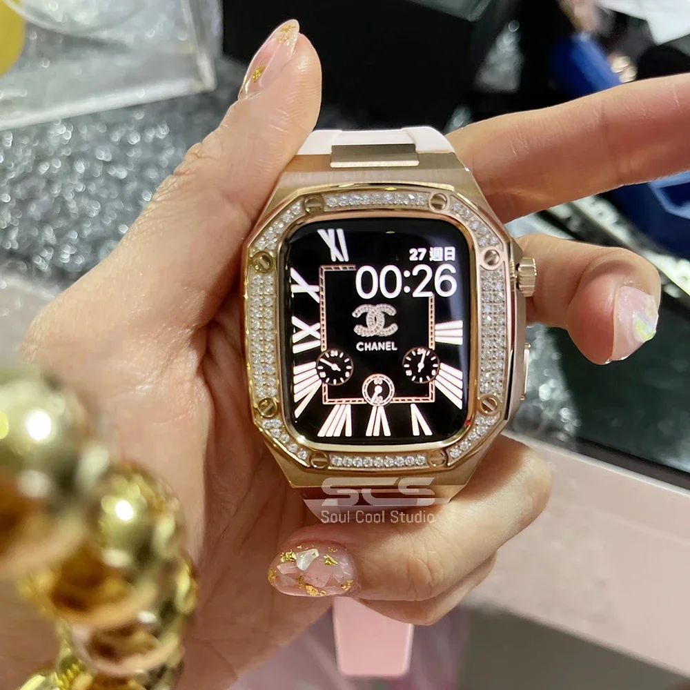  ġ ø 7/8 ȣȯ ݼ Ʈ, 316L θ ƿ  ŰƮ, мųʺ  iWatch7 ̽, 41mm, 40mm, ǰ
