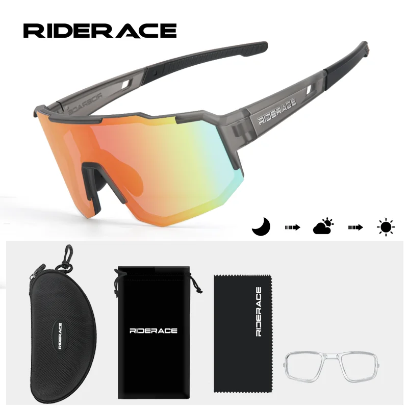 RIDERACE Cycling Sunglasses Photochromic for Men Women Sun Glasses MTB Mountain Bike Eyewear Sports Road Bicycle Goggles UV400 bicycle glasses,sports goggles,sports glasses,sport sunglasses,sun glasses,cycling glasses,cycling sunglasses