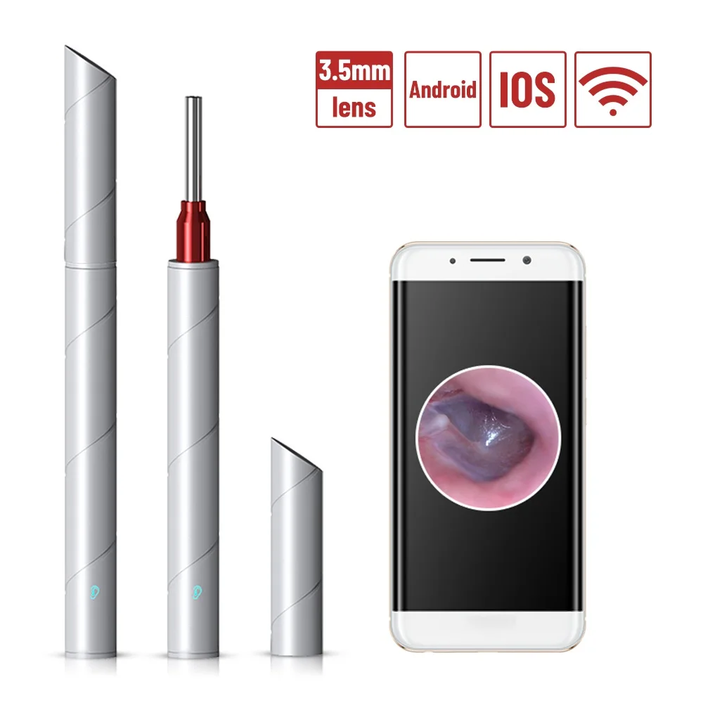 Digital Medical Otoscope for IOS Android Tablet 3.5mm Camera 1080*720