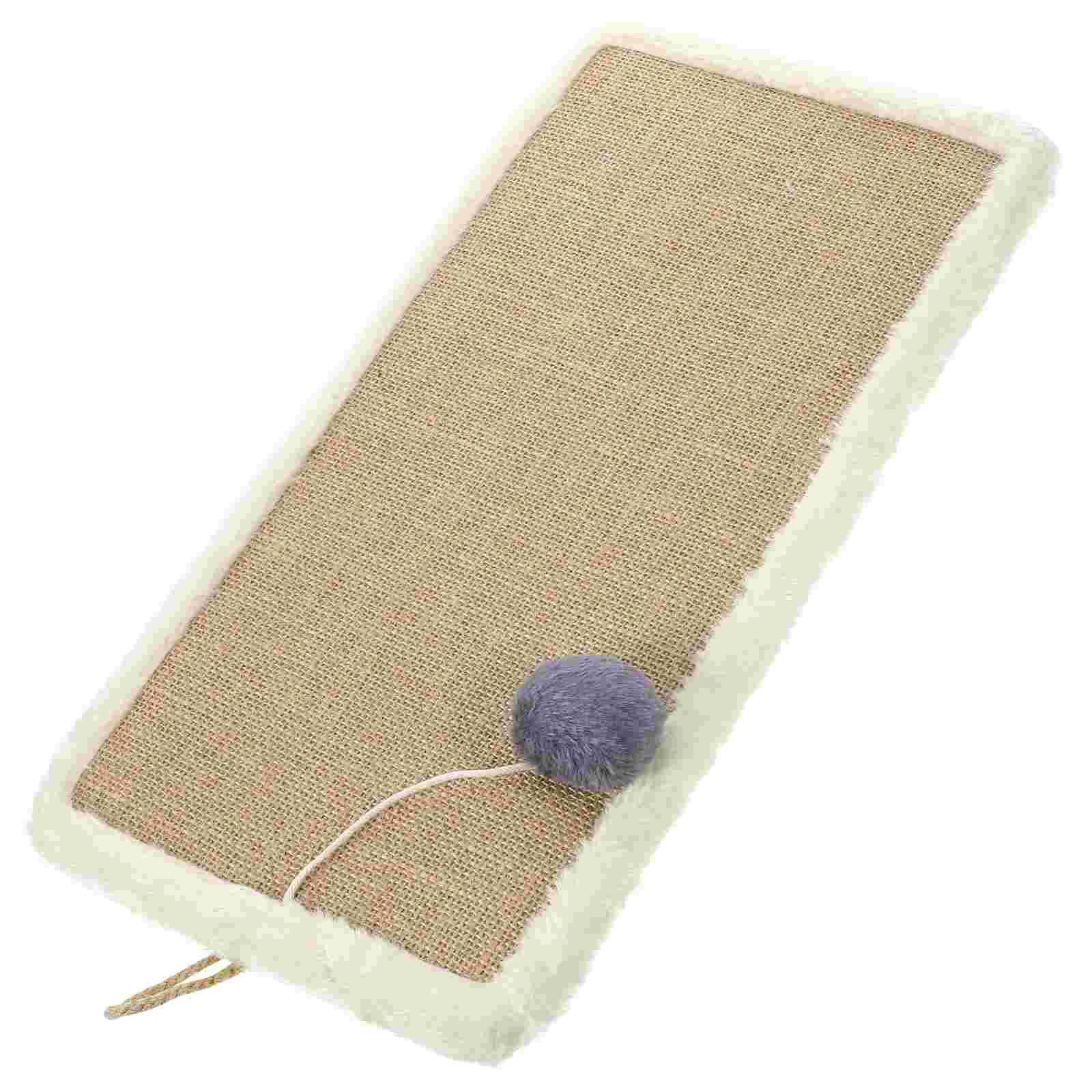 

Cat Scratching Post Pet The Toy for Household Multicooker Floor Pad Flannel Interesting Scratcher Goblincore Room Decor