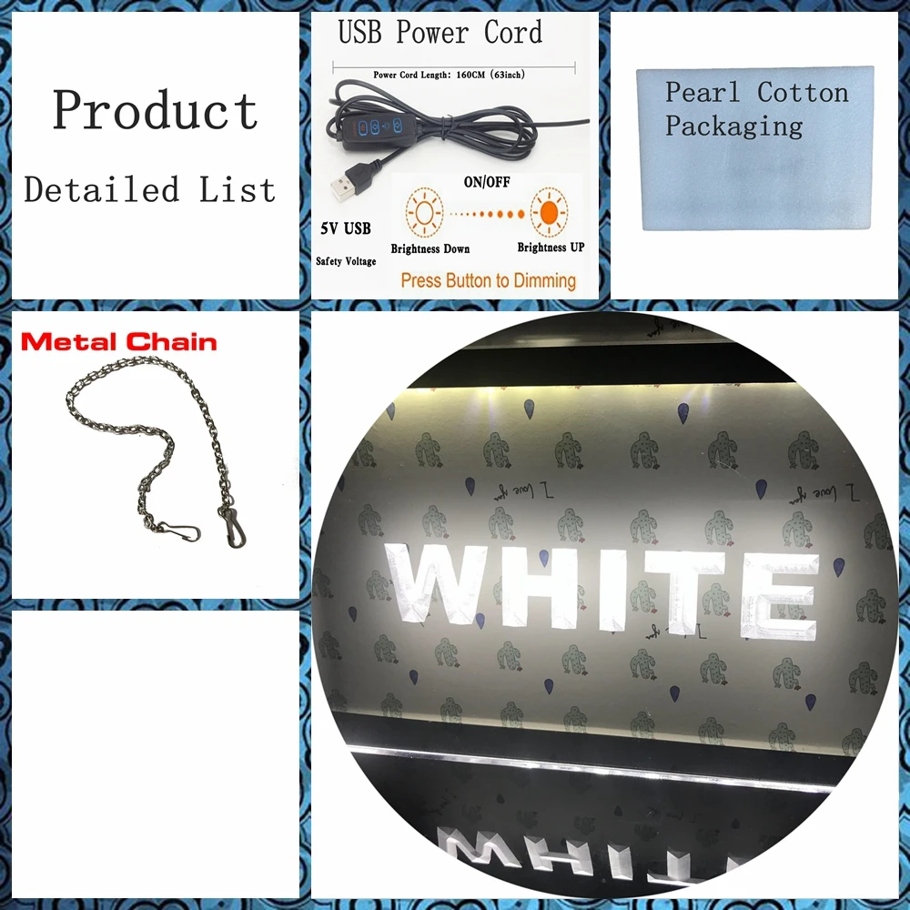 לוח קריאה מותאם אישית תחנת רדיו אמצעי ON AIR LED לוח נאון 3D חקיקה אמנות קיר לבית, חדר שינה, משרד, קישוט חווה