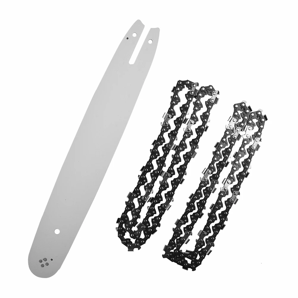 

14'' Guide Bar 017 MS170 HT70 MSE160 3mm Hole Replacement Parts Chains Steel Silver 37inch 3/8" Chainsaw Super