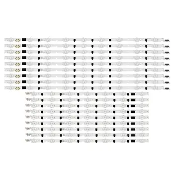 Conjunto de tiras LED para Samsung, UN50F6800AF, UN50F6700, UN50F6400, UN50F6100AF, UN50F5000AF, UN50F5000, UE50F6640SS, UE50F6510, UE50F6100AK, 8