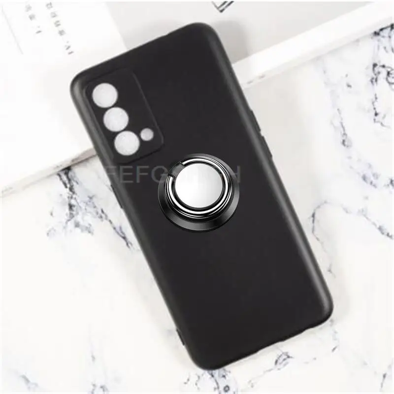 Per Realme Gt Neo Flash 5G Neo2T Rmx3350 Rmx2202 Supporto Per Anello Posteriore Staffa Tpu Custodia Protettiva In Silicone Morbido Anti Caduta
