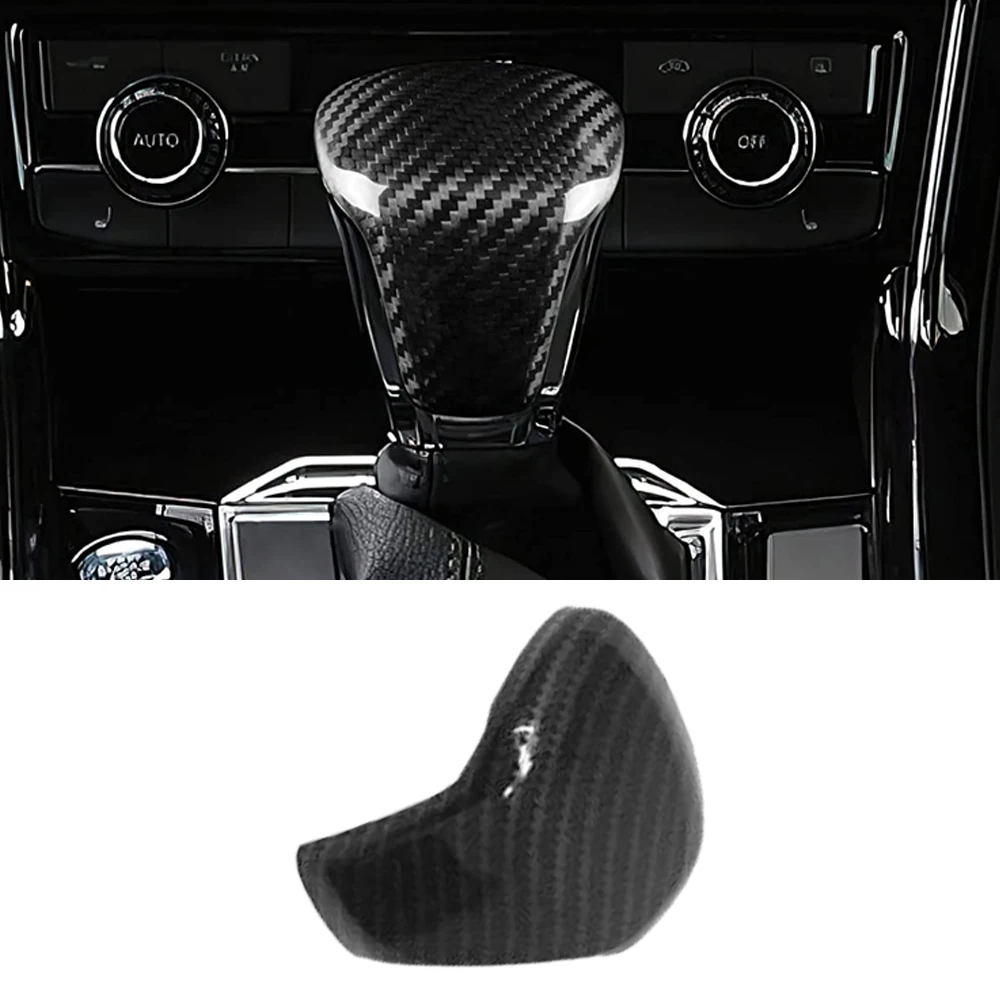 

for Volkswagen Tiguan 2017-2021 ABS Carbon Fiber Car Interior Gear Shift Knob Cover Trim Sticker