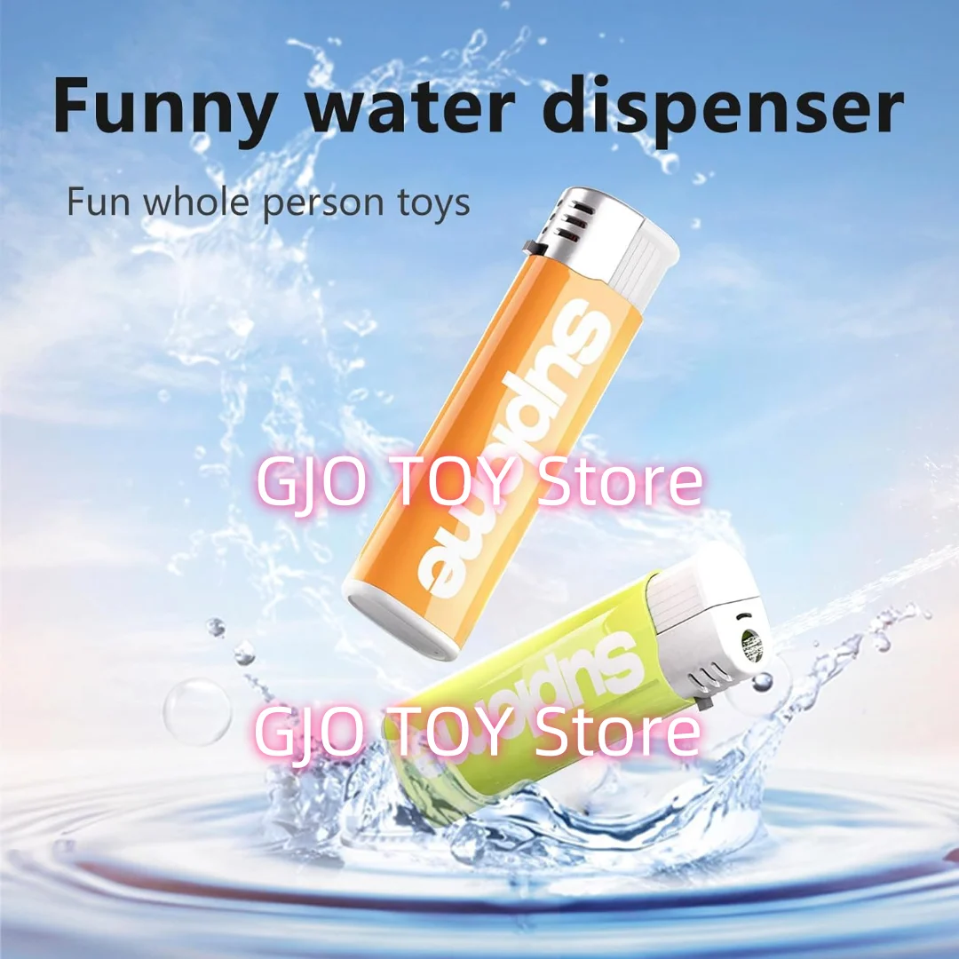（Buy one get one free）2024 New Water gun Squirting Lighter（Prank Toys ）Summer Pool Toys for Kids & Adult 4