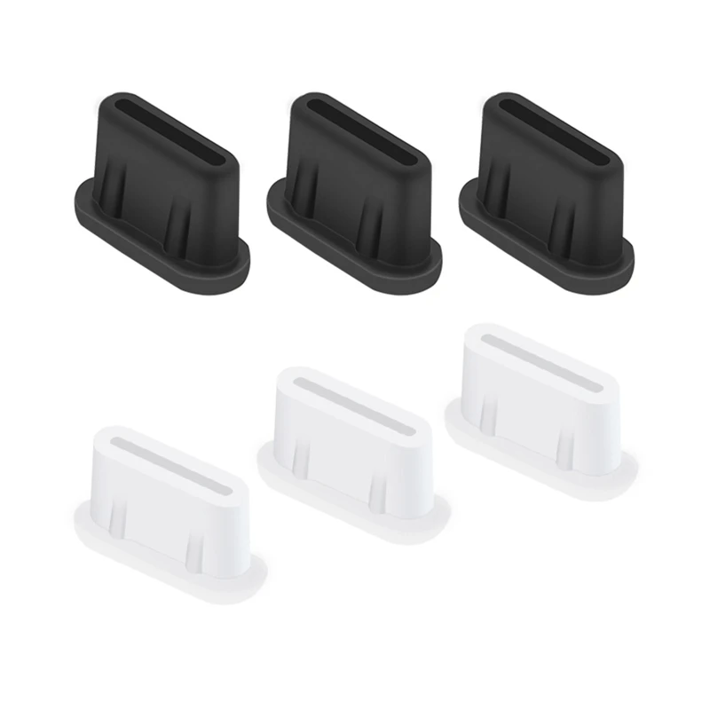 

3Pc USB C Charging Port Type C Dust Plug Silicone Cover for Mini 3