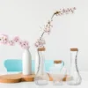 3Pcs Unity Sand Ceremony Set Clear Glass Jars Heart Vase Wedding Bottle Storage Containers Wishing Drift Bottles Craft 4