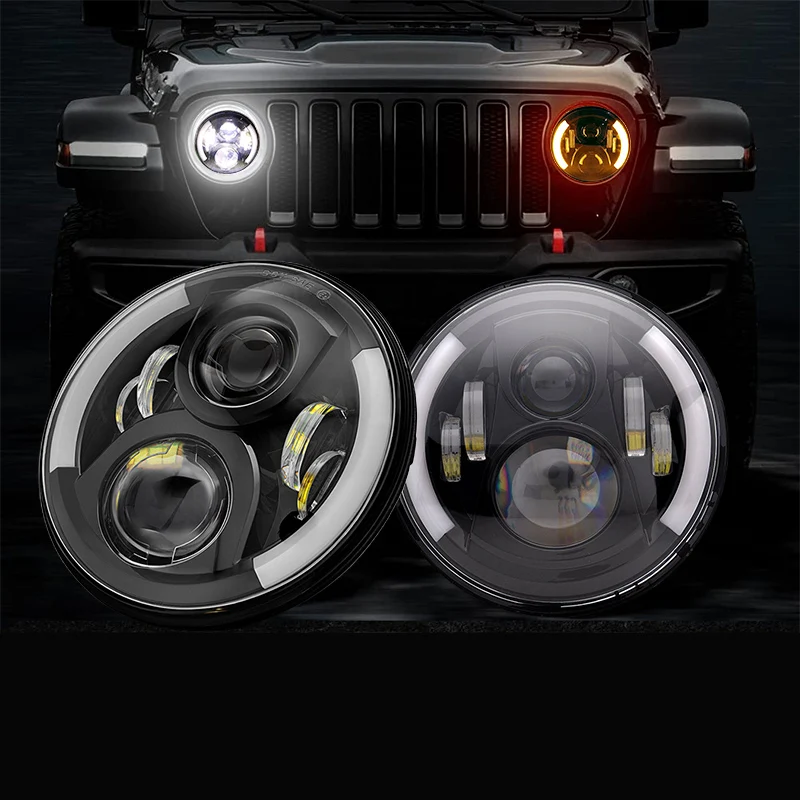 Для Nissan Patrol Y60 7 дюймов 36 Вт Светодиодный фар для джипа Wrangler JK Приглашаем посетить