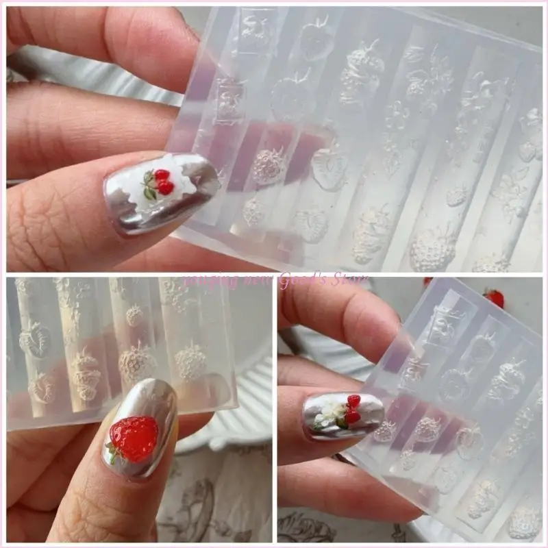 57qa Silikon -Prägeplatten für Nageldekorationen komplizierte Bowknotblumenmuster -Stempelvorlagen Schmuckherstellung – Detail 8