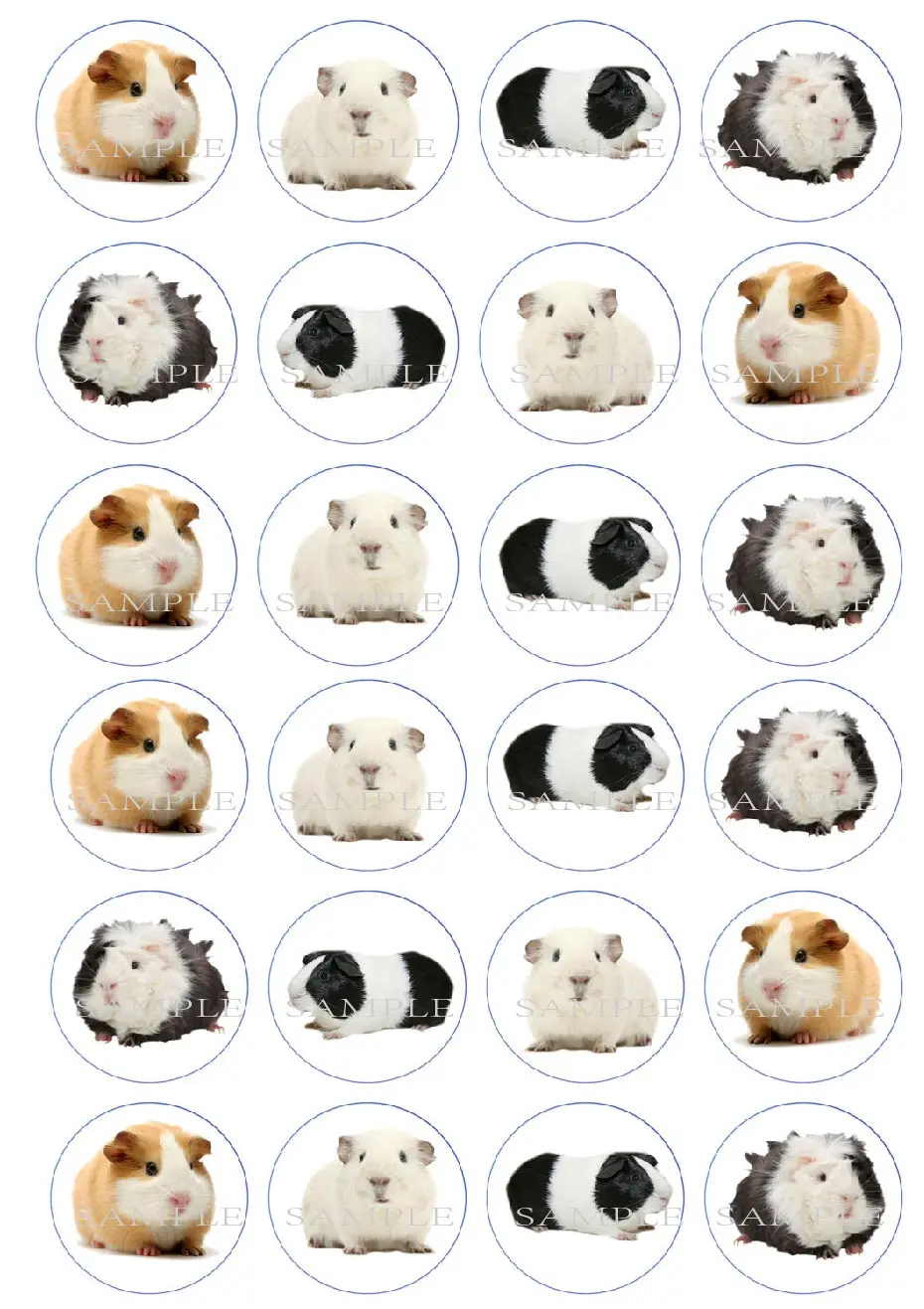 Pack De 100 Pegatinas Impermeables De Cobayas Y Dibujos Animados, Vinilo Decorativo Para Cuadernos, Portátiles, Patinetes Y Botellas