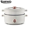 DMWD 3L Multifunction Electric Cooker Mini Skillet Non-stick Food Steamer Frying Boiling Stewing Pot Hot Pot Noodles 220V 1