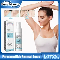 Permanent Hair Removal Spray Hair Growth Inhibitor Natural Painless Depilatory Cream Body Armpit Private Parts Hair Remover 20ml 1