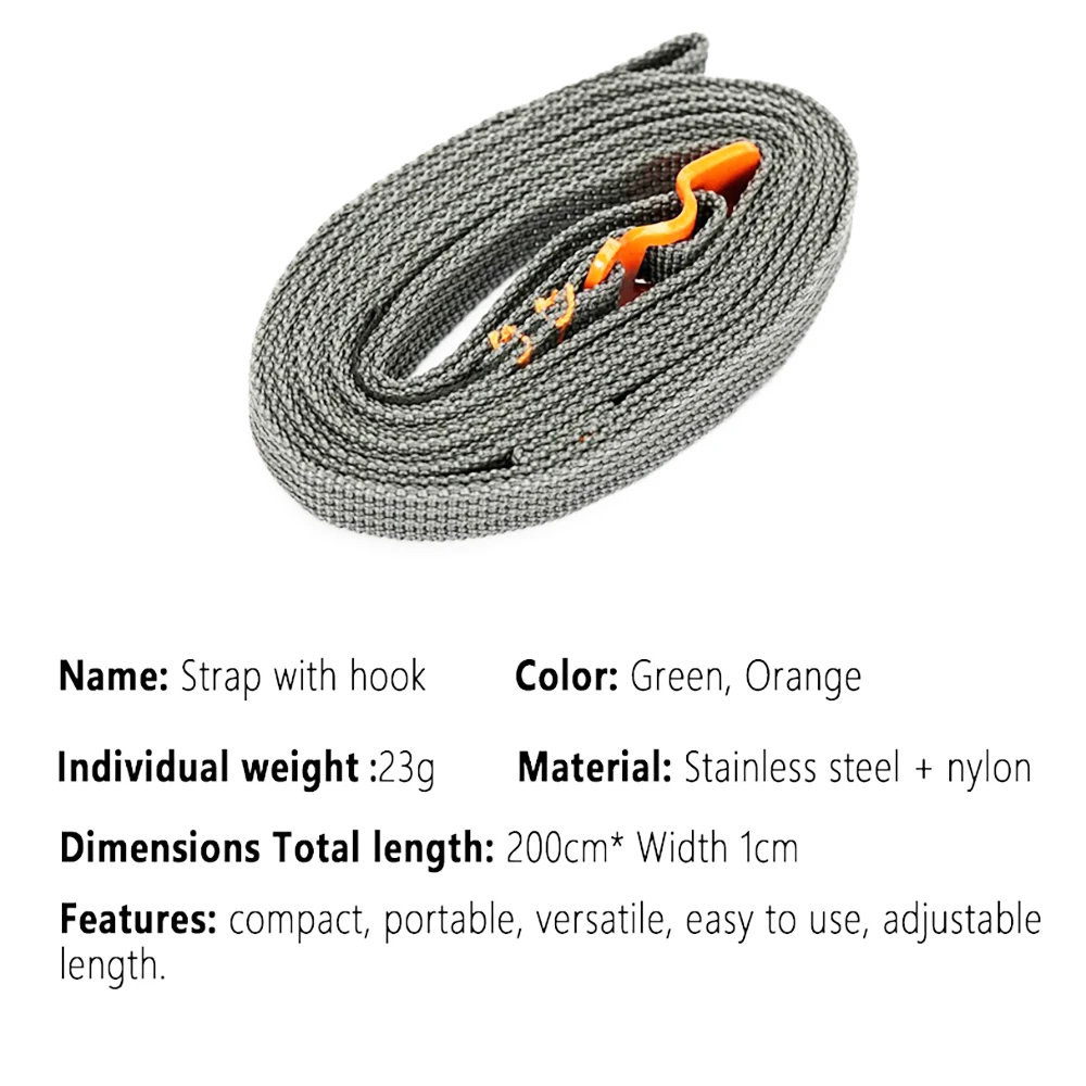 If you’re looking for a travel/outdoor cargo strap such as a “Travel Outdoor Baggage Backpack Nylon Rope With Quick-Release Hook Hiking Climbing Belts Buckle Tie-Down Belt Cargo Straps”, here’s a breakdown of what to look for, and some good existing optio 4