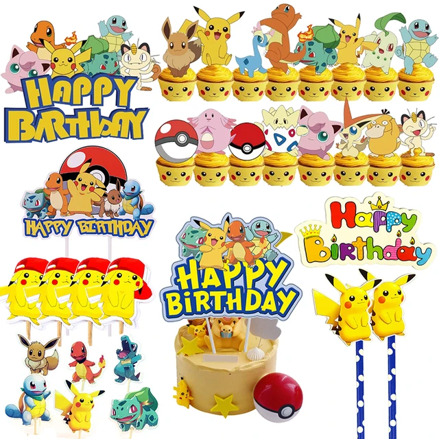 Pikachu Happy Birthday Card