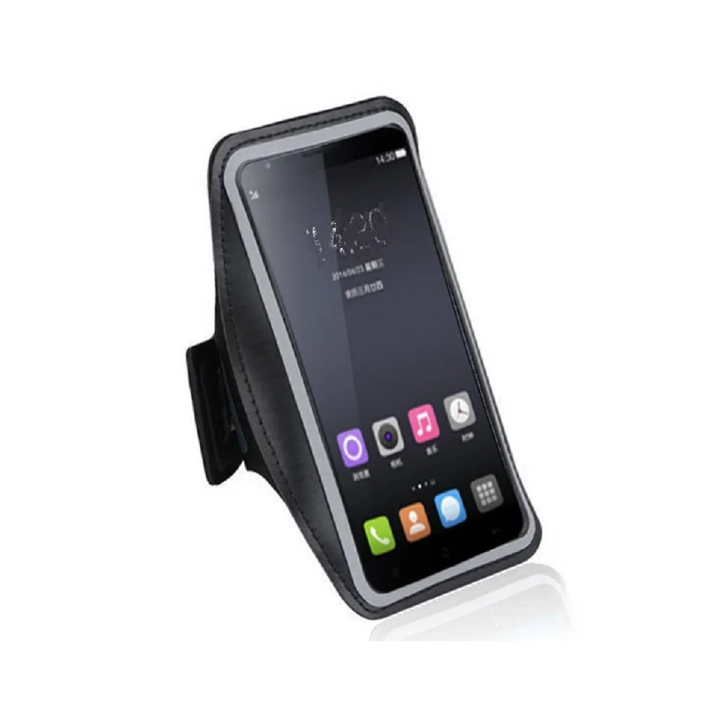 Per Motorola Thinkphone (2023) Bracciale Fascia Da Braccio Neoprene Riflettente - Nero