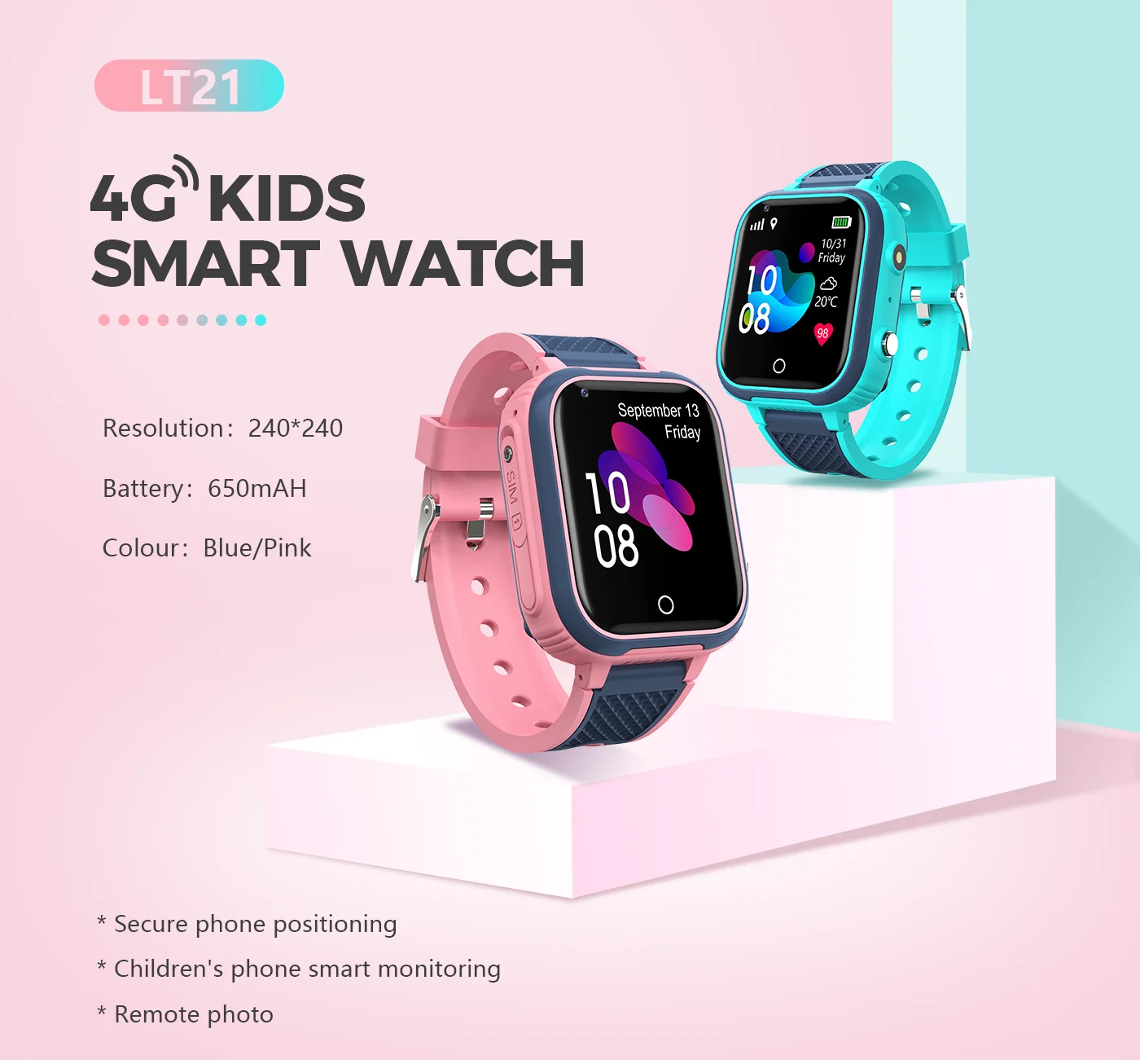 LT21 4G Smart Watch Kids GPS Tracker WIFI SOS Video Call Monitor IP67  Waterproof Camera Child Smartwatch Baby PK 95 WristWatch| | - AliExpress