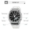SKMEI 2100 Waterproof Men Watch Countdown Stopwatch Led Light Electronic Movement Wristwatch 5Alarm Clock 2 Time Digital Watches 5