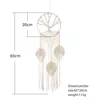 Nordic Macrame Tapestry Life Tree Leaves Dream Catcher Wall Hanging Kids Bedroom Tassel Dreamcatcher Hanging Tapestry Home Room 6