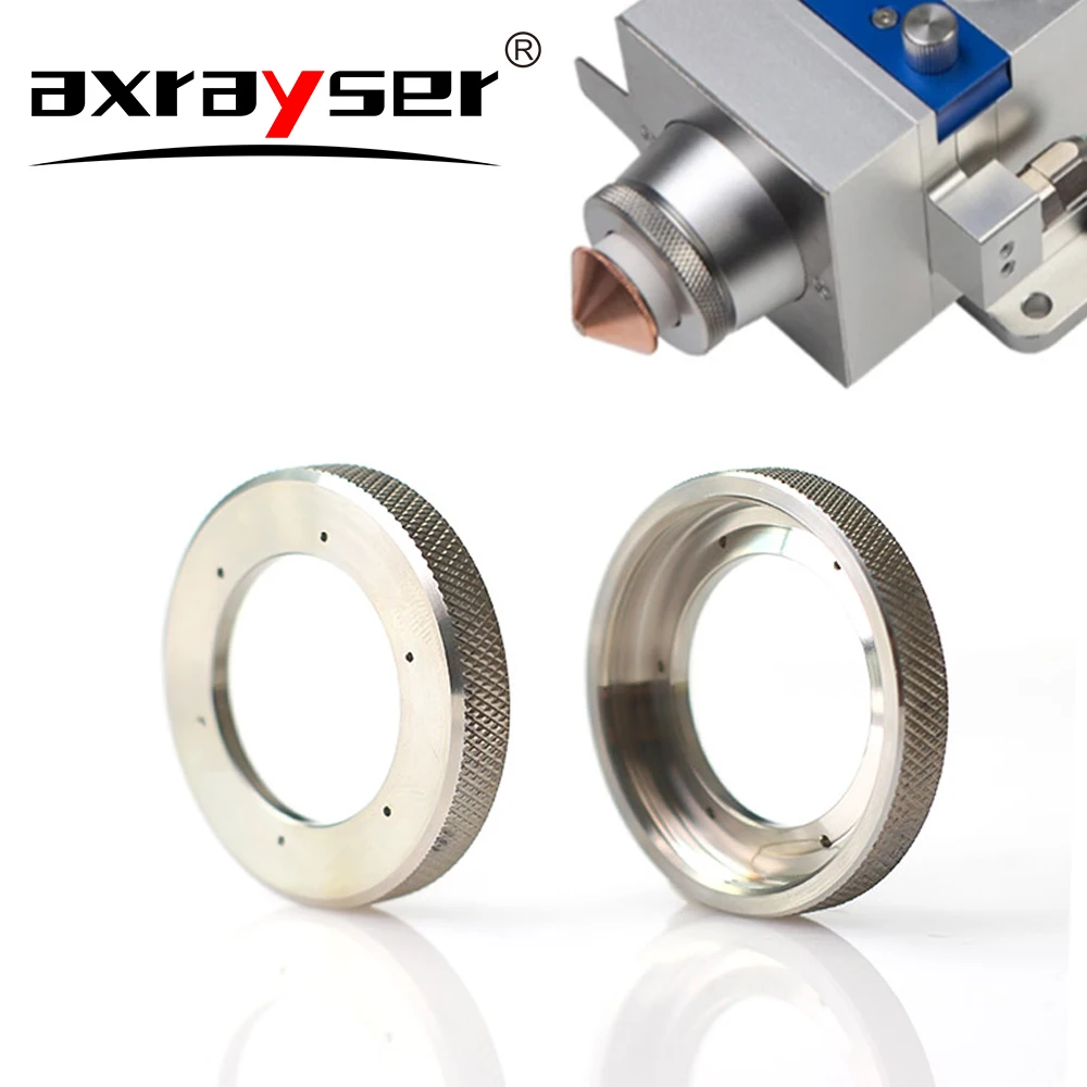 

WSX Locking Ring Fasten Ceramic Holder Laser Head Patrs 304 Stainless Steel for Fiber Cutting Machine NC150 NC30 KC15A