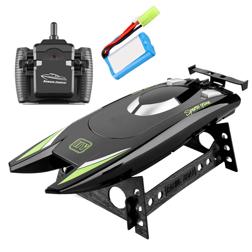 RC Boat 2.4 Ghz 25KM/H High Speed Racing Speedboat Dual Motor 4CH Electric Remote Control Ship Water Game Kid Toys Children Gift 